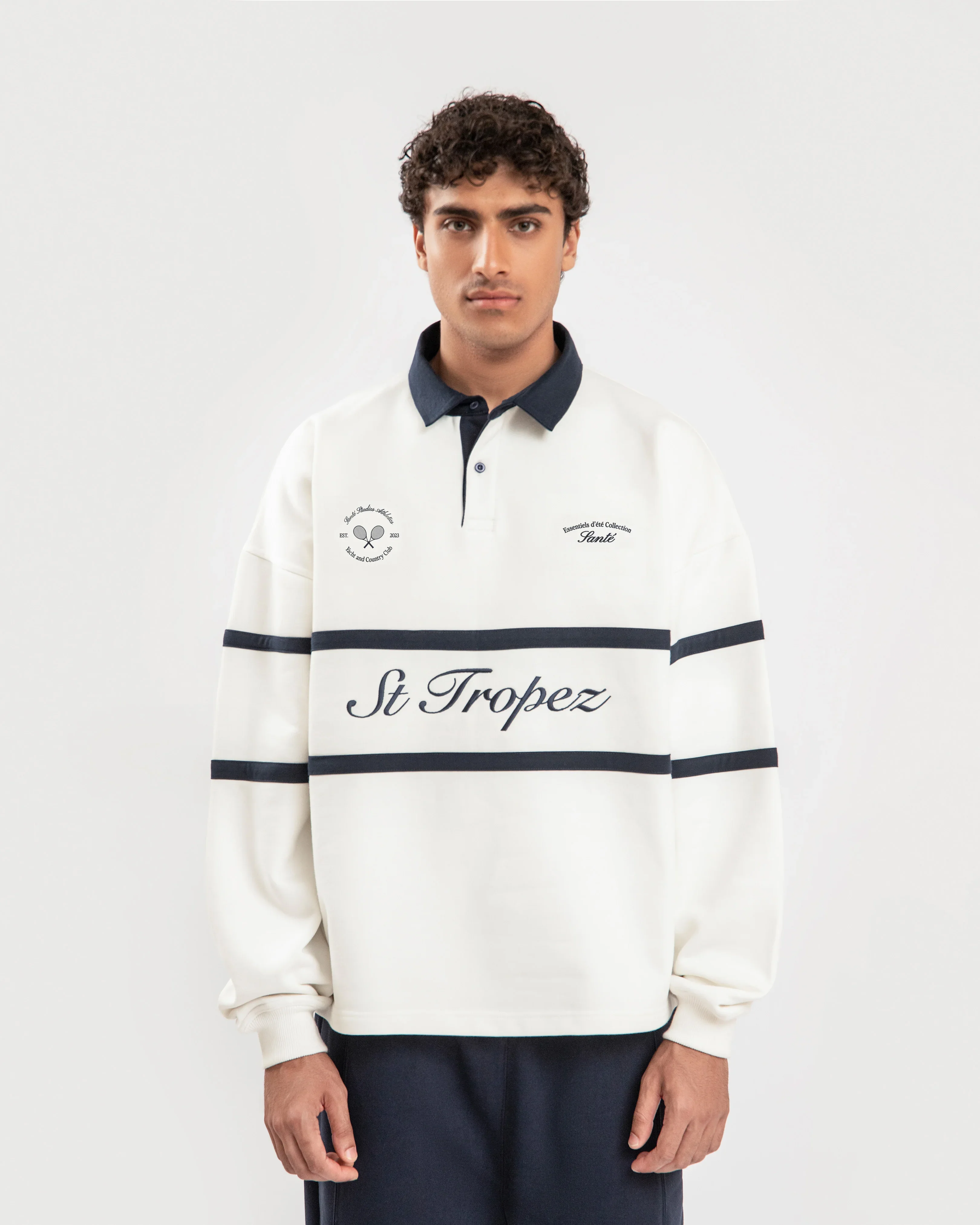 St Tropez Long Sleeve Polo - Image 6